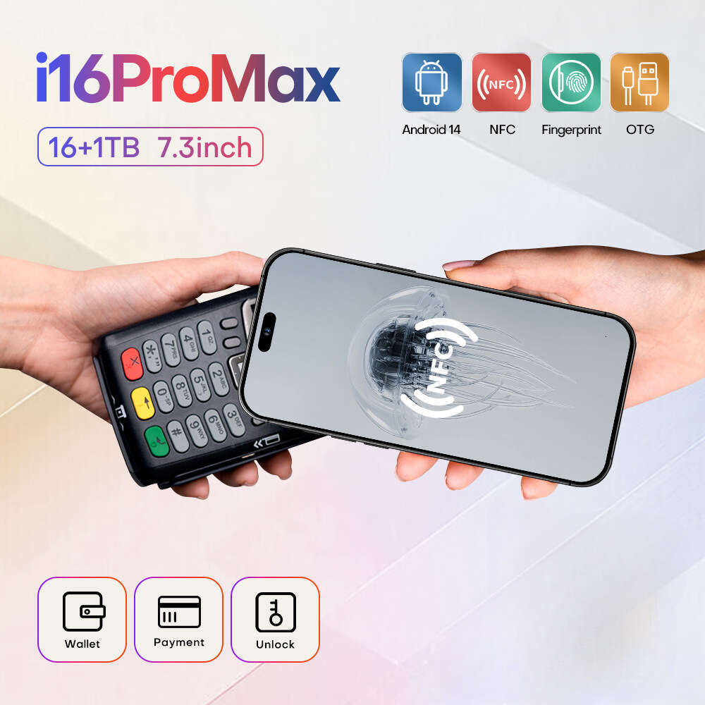 Famous brand's best-selling cross-border mobile phone i16proMax integrated smartphone 16GB+1TB Android phone source manufacturer CKS