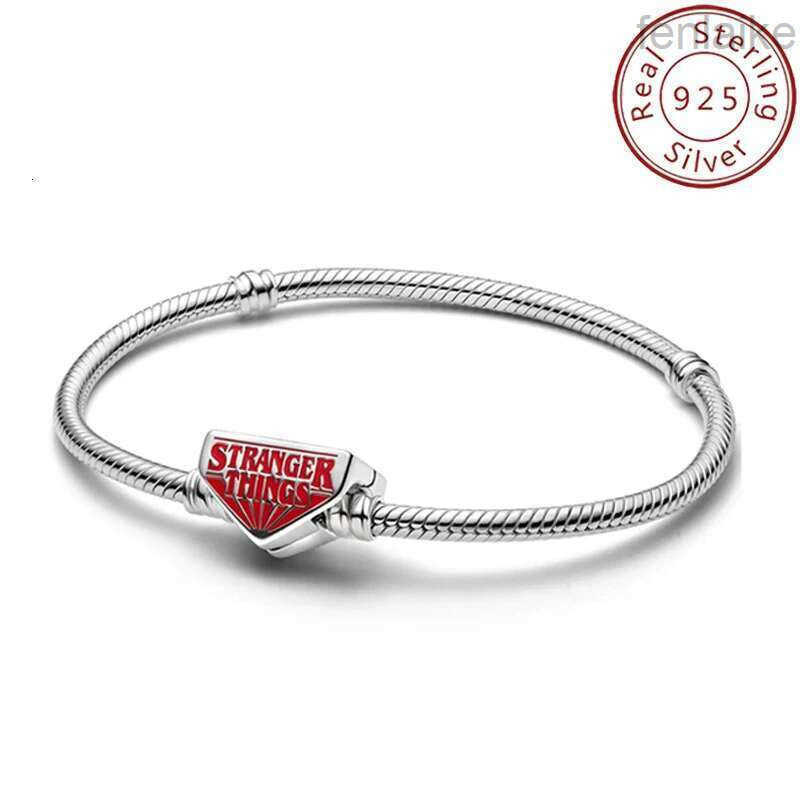 2025 NEW HOT Toys 925 Sterling Silver Charms Beads Fit Womens S925 Snake Stranger Things Bracelet DIY Jewelry Pendant Gifts 395 5GTS