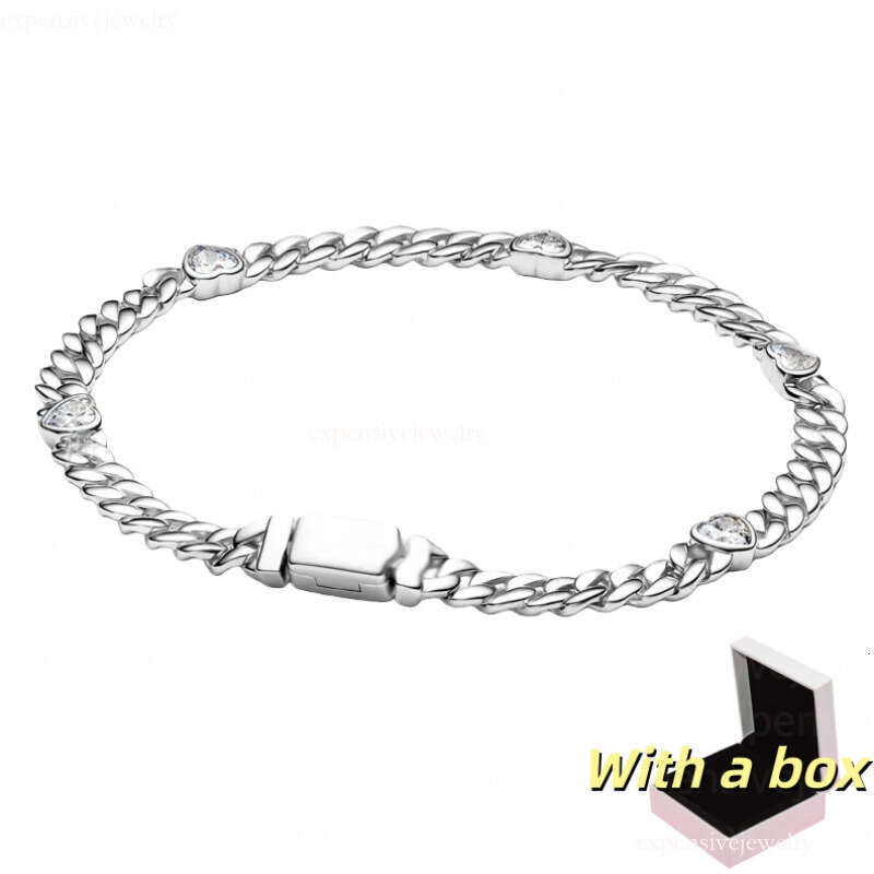 Designer Pandorabraclet Shining Pans Bracelet Tennis Pan Bracelet Adjustable Silver Whale Gold Plated Diy Elephant Fashion Dolphin Dense With Box C46