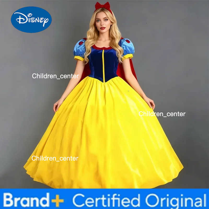 Disney Adult Cosplay Dress Snow White Girl Princess Dress Women Adult Cartoon Princess Snow White Halloween Party Costume H2512271