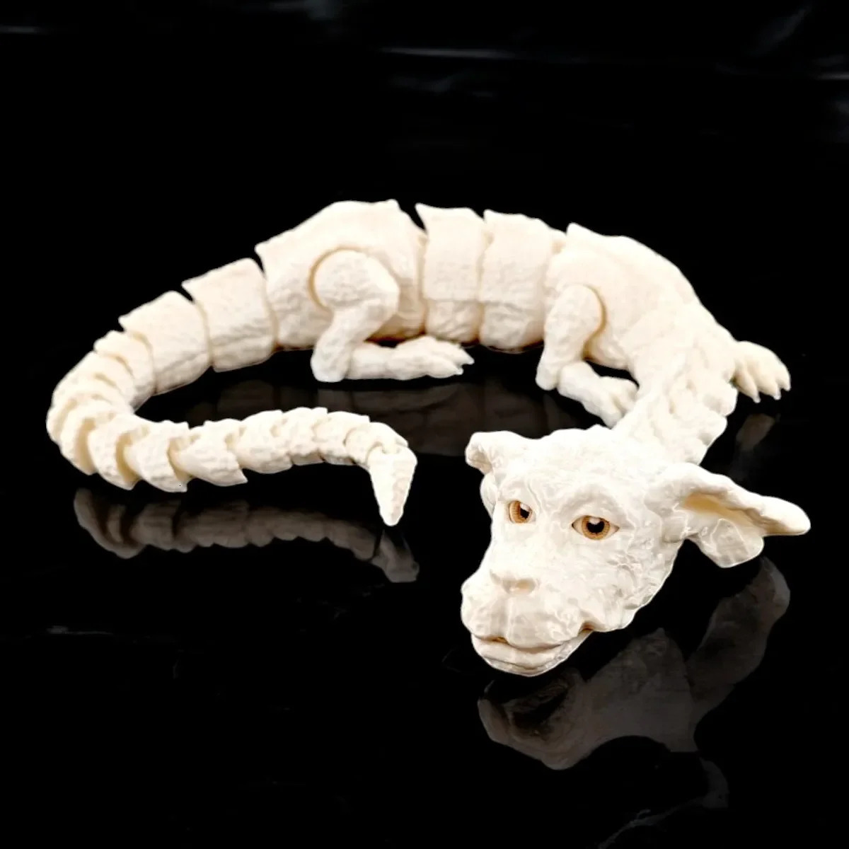 3D printed rotatable joint Chinese dragon ornaments dog dragon desktop decorations office home creative gifts and crafts 251223