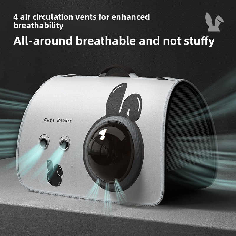 Pet Carrier Backpack Shoulder Bag Transparent Space Capsule for Cats and Dogs Lightweight Breathable Travel Outdoor