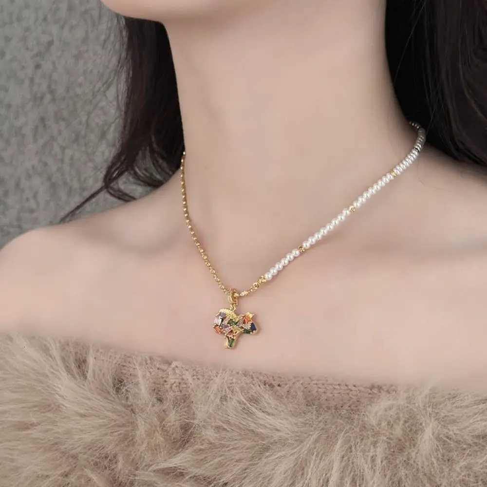 luxury Gifts Adjustable Horse Necklaces Colorful Exquisite Horse Pendant Sweater Chain Accessories M251227
