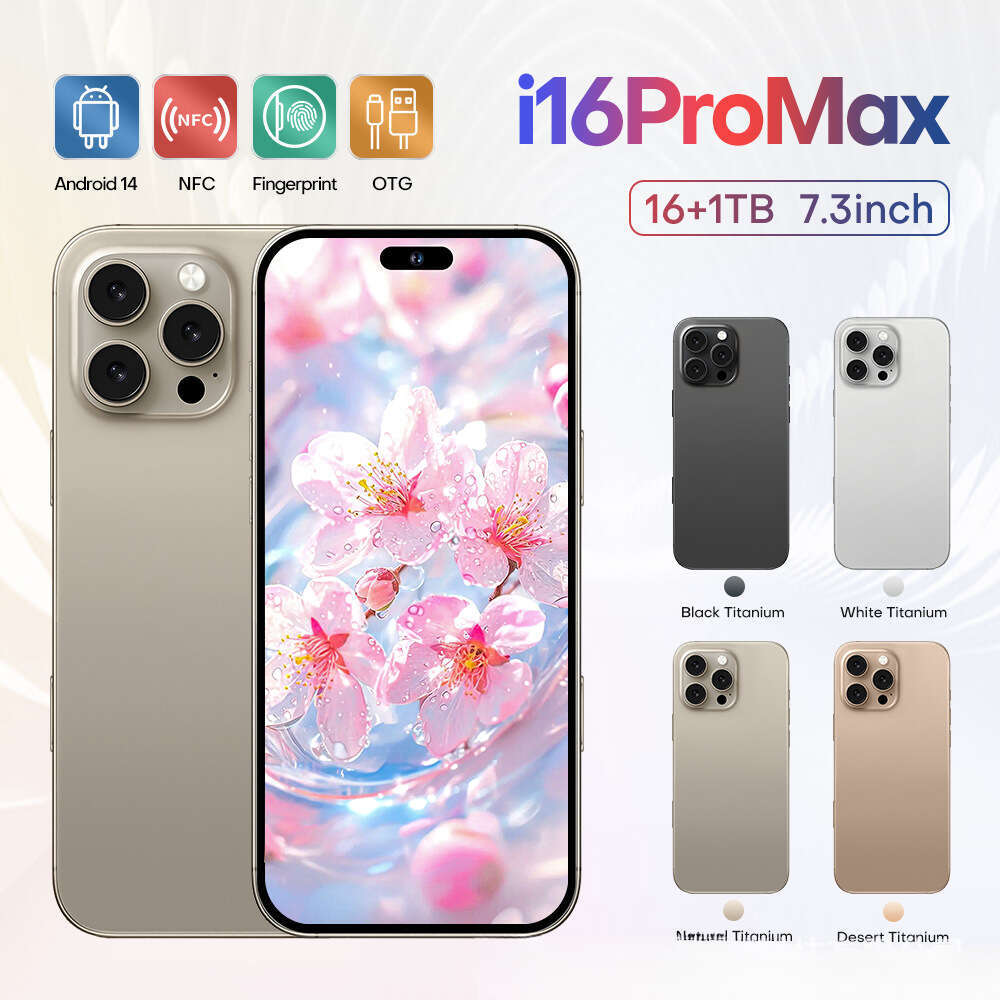 Famous brand's best-selling cross-border mobile phone i16proMax integrated smartphone 16GB+1TB Android phone source manufacturer CKS