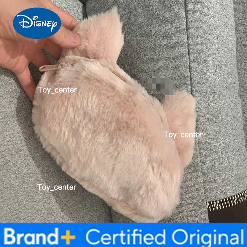 Disney Stellalou Linabell Girly Heart Cartoon Cute Plush Stationery Bag Creative Kawaii Pencil Bag Makeup Storage Bag Gift H251227