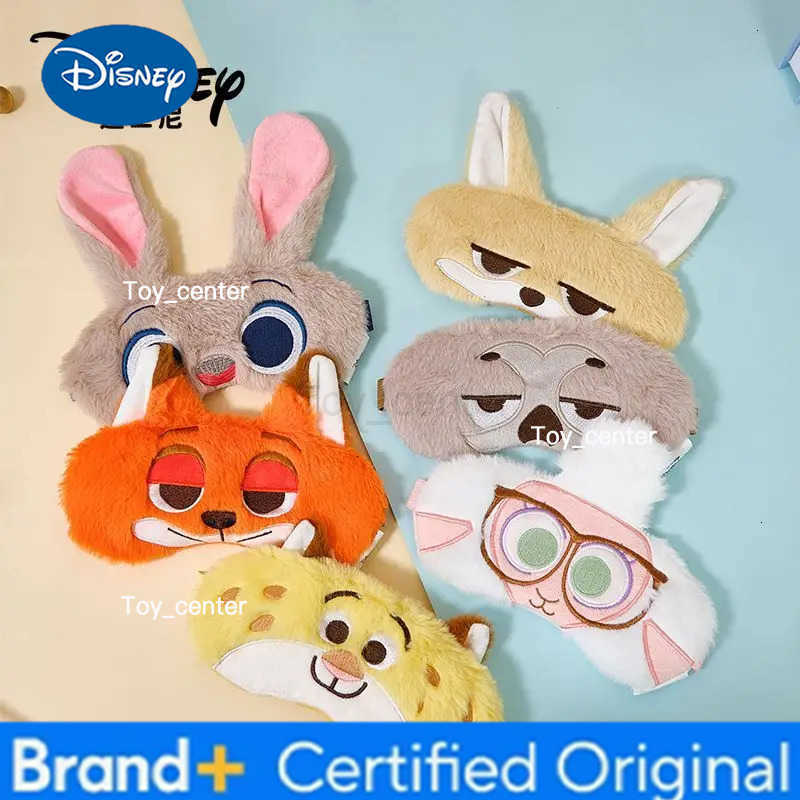 Disney Zootopia Merchandise Judy and Nick Officer Cheetah Cute Plush Eye Mask Cartoon Eye Mask Funny Eye Mask Light Blocking Soft H251227