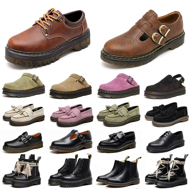 Free Shipping Designer Martin boots for men women booties leather sandals Oxford Bottom Ankle classic outdoor sandal casual boot