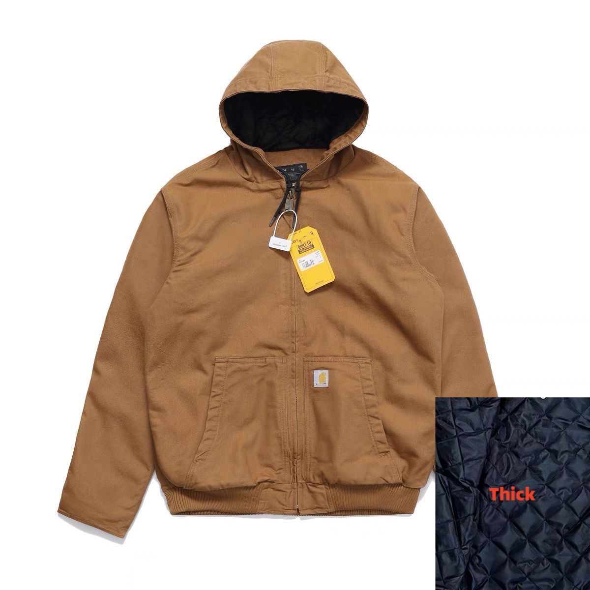 Designer Jacket Carharretly Vintage Windbreaker Veste Homme Doudoune Luxe Cardigan Sweatshirt Mens Jacket Classic Detroit Streatwear Carharttitys Jacket CO05