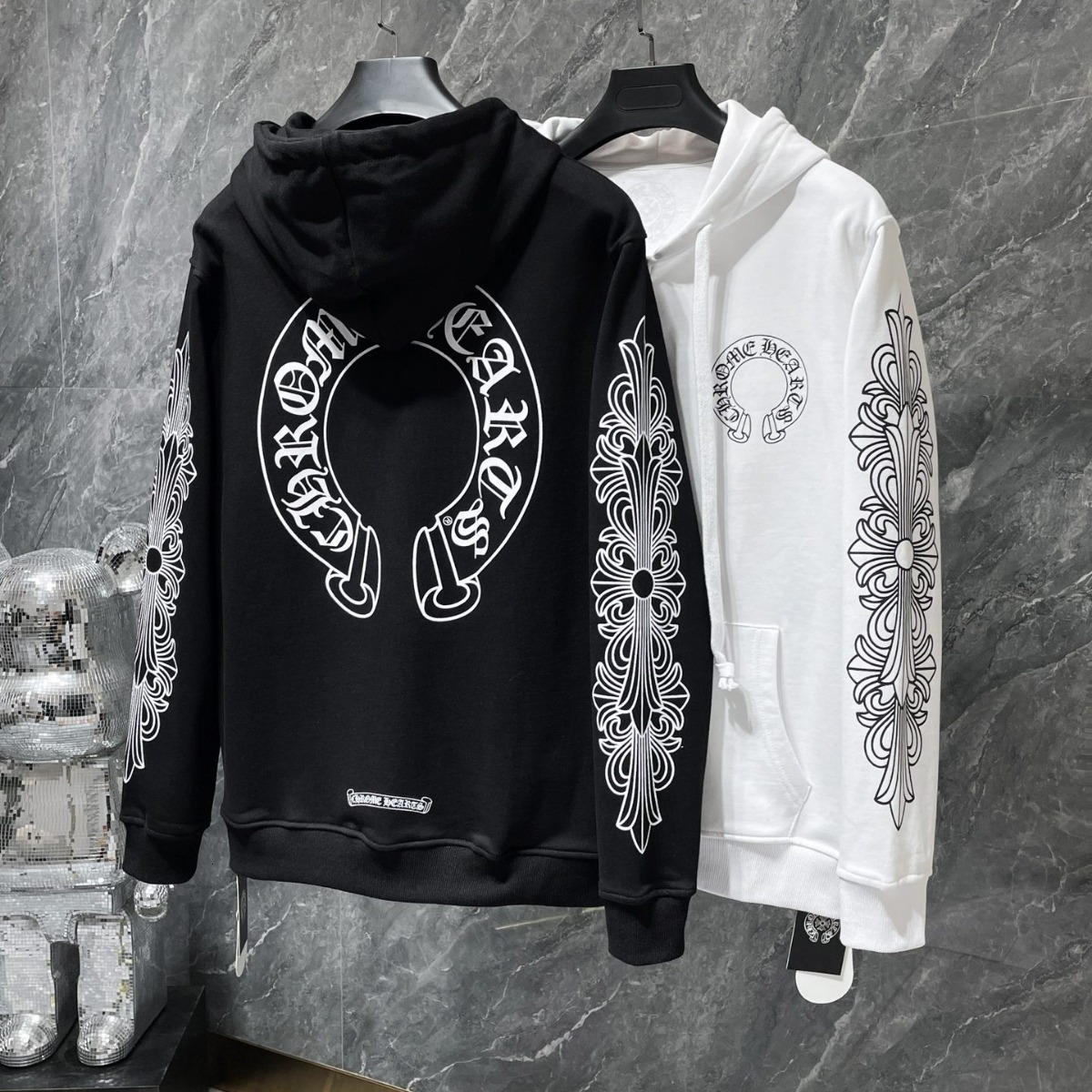 Designer Chroomess New Correct Version Classic Sweatshirt Zipper Hoodie Hooded Jacket