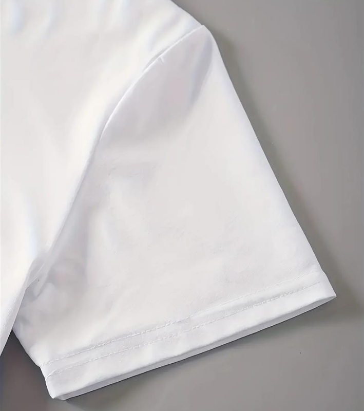 Elegant Ladies' Summer Graphic T-Shirt Luxurious Loose Fit Garment for Everyday Style