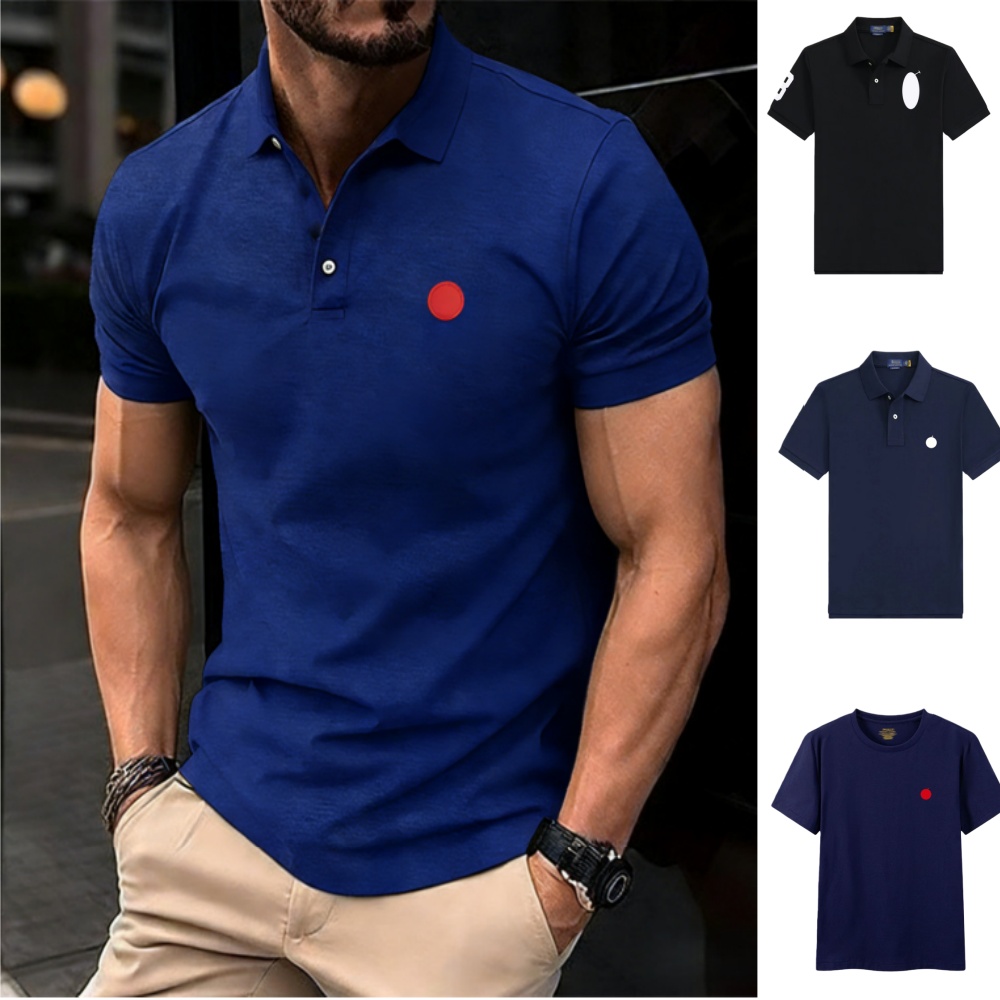 Designer ralphlaurarty polo t shirt Men's and Women's T-Shirt Designer Summer Casual Short shirts for men designer Cotton T-shirt Printing Black White Tee Short sleeve