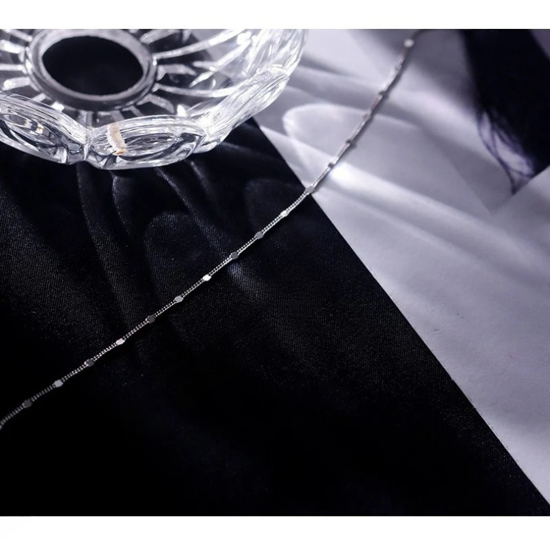 Fashion Glamorous Minimalist 925 Sterling Silver Layered Adjustable Anklets for Women Girl Charm Party High Quality Jewelry Gift 251226