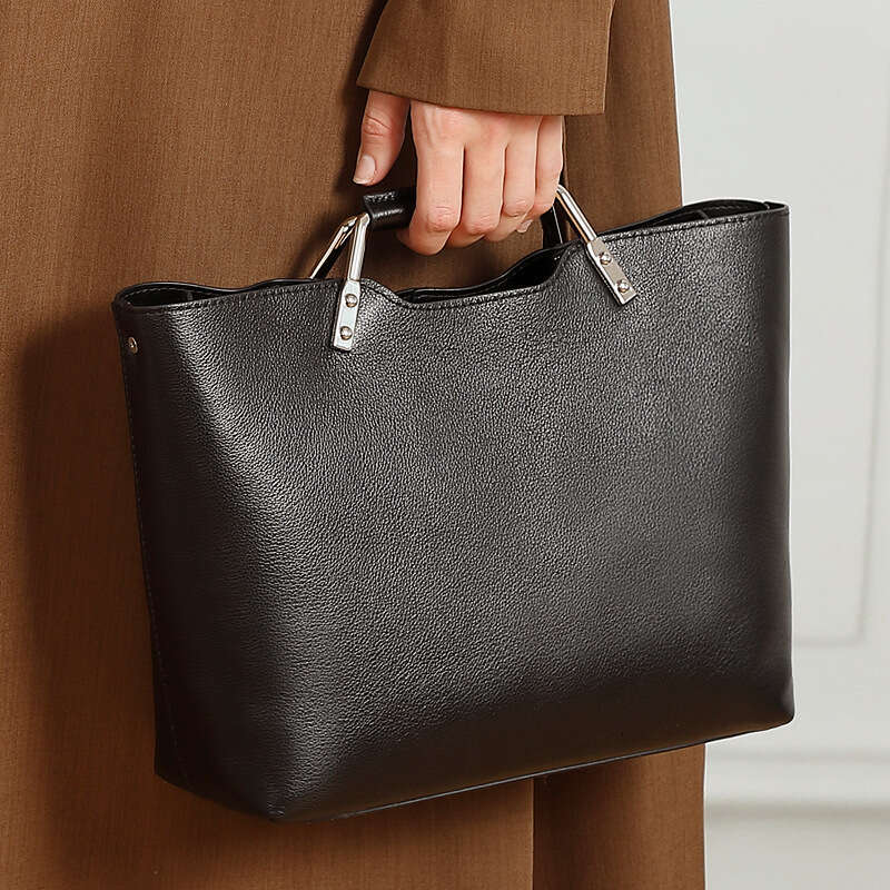 Luxury shoulder bag handbag Hobo genuine leather women's multifunctional retro top cowhide single handle simple commuting crossbody bag