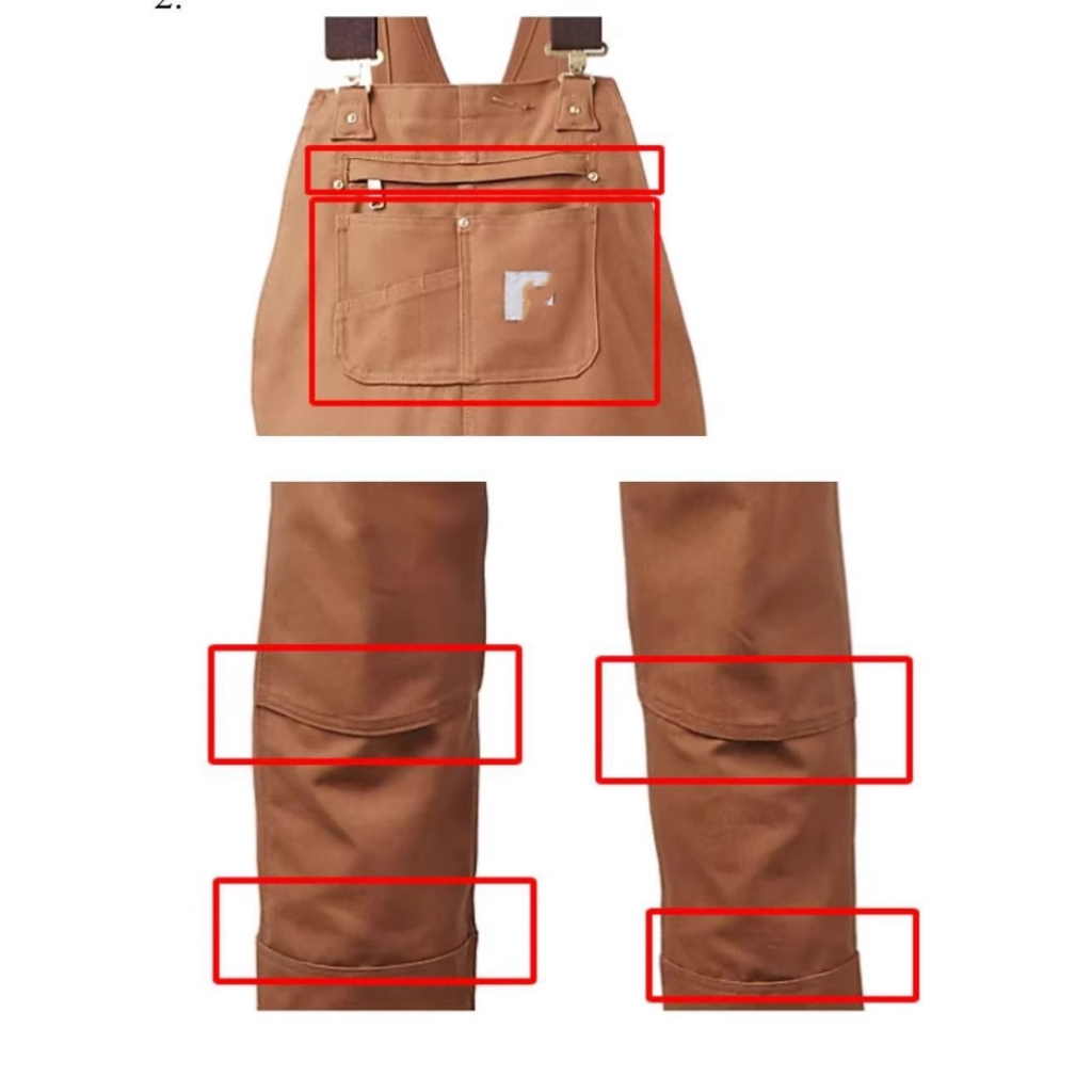 Lys Designer Jeans Top Quality Autumn/winter Workwear Denim Overalls Loose Couple Casual Straight Leg Pants for Men and Women