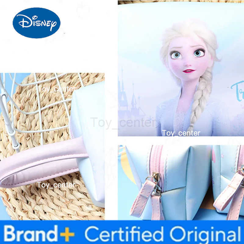 Disney Anime Frozen Elsa Cosmetic Bag Kawaii Elsa Portable Pencil Case Large Capacity Stationery Storage Bag Cartoon Wash Bag H251227