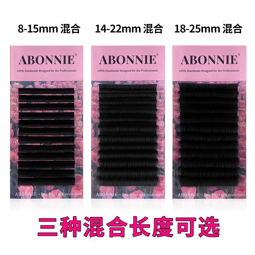 Trays/Lot False Mink Eyelash Extension Individual Silk Eyelash Lashes maquiagem cilios for Professionals Makeup Volume Lashes 240104