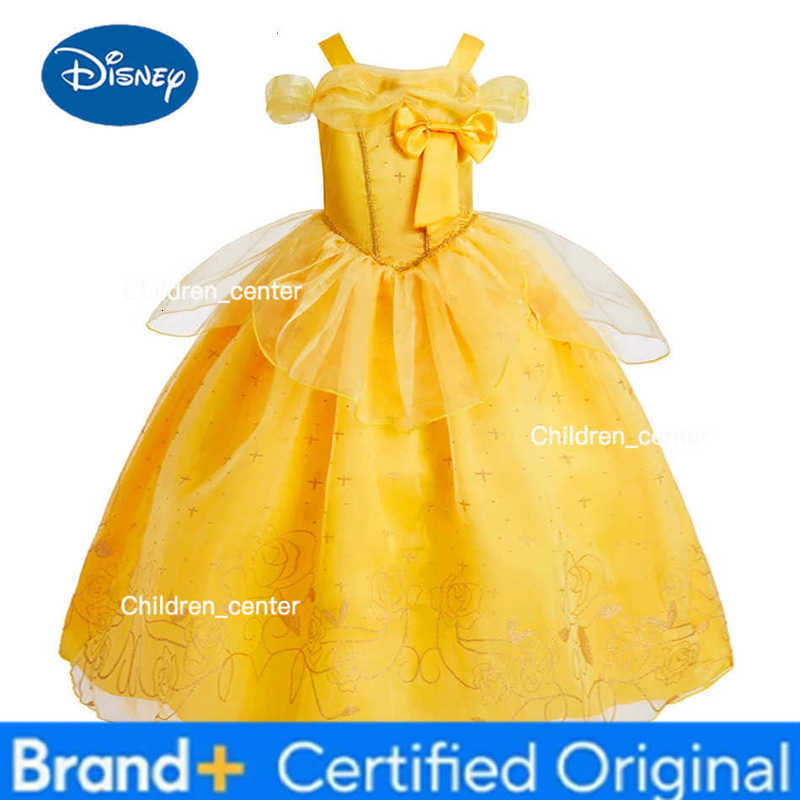 Disney Children Bell Anna Rapunzel Clothing Kids Princess Ball Clothes Kids Performance Cosplay Dresses Girls Birthday Luxury Dress Up H251227