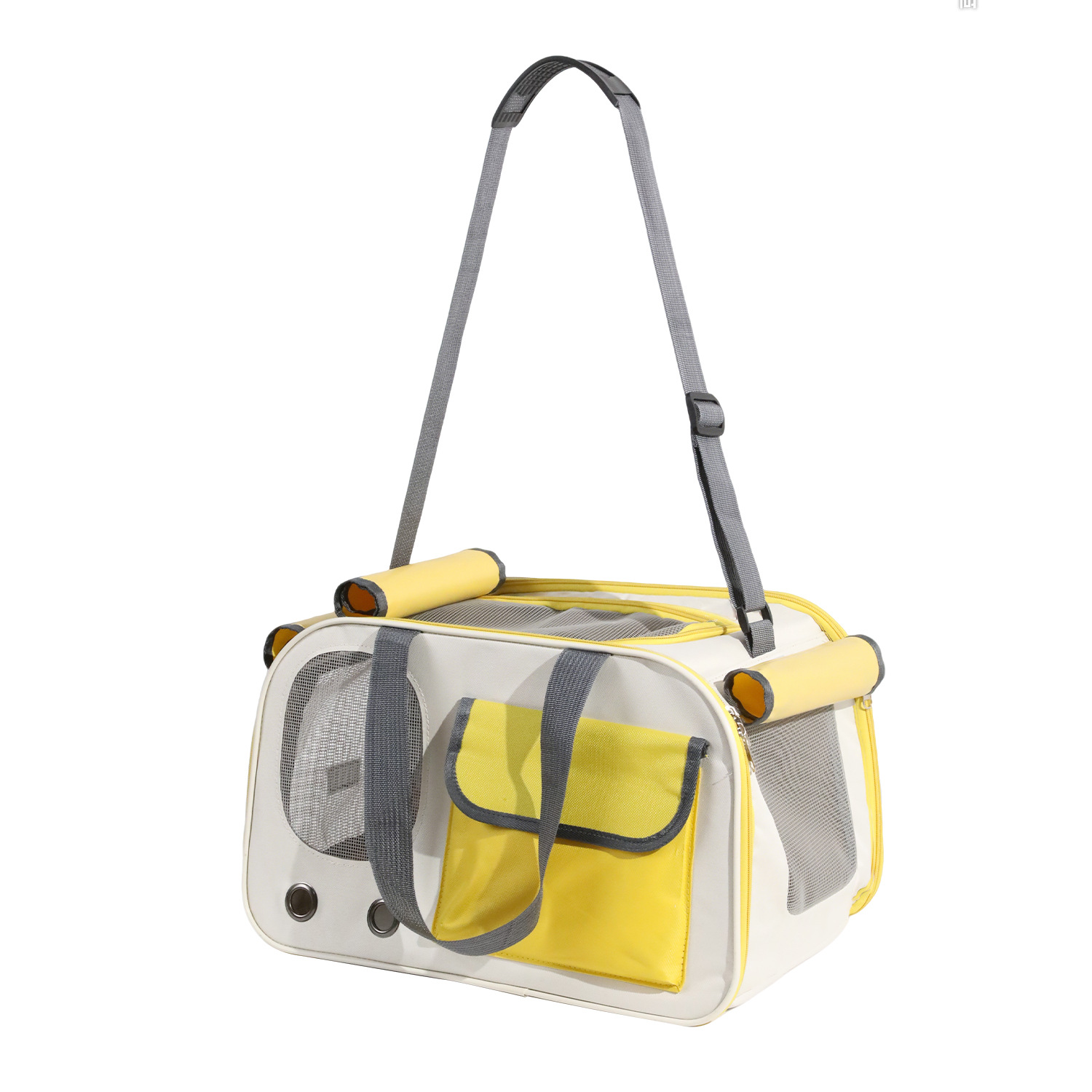 Breathable Cat Carrier Backpack Large Capacity Shoulder Strap Pet Bag for Outdoor Travel Summer Sunshade