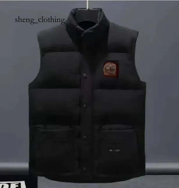 Top quality fashion Canadas Gilet Vest Designer Goosemen Jacket Fashion Puffer Jacket Femme Parka Zipper Button Letter Embroidery Outerwear Sleeveless 1f7