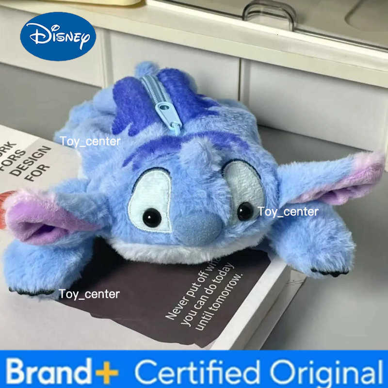 Disney Stitch plush stationery pouch - Cute Dual-Sided plush stationery pouch with Durable Zipper Mixed Colors H251227