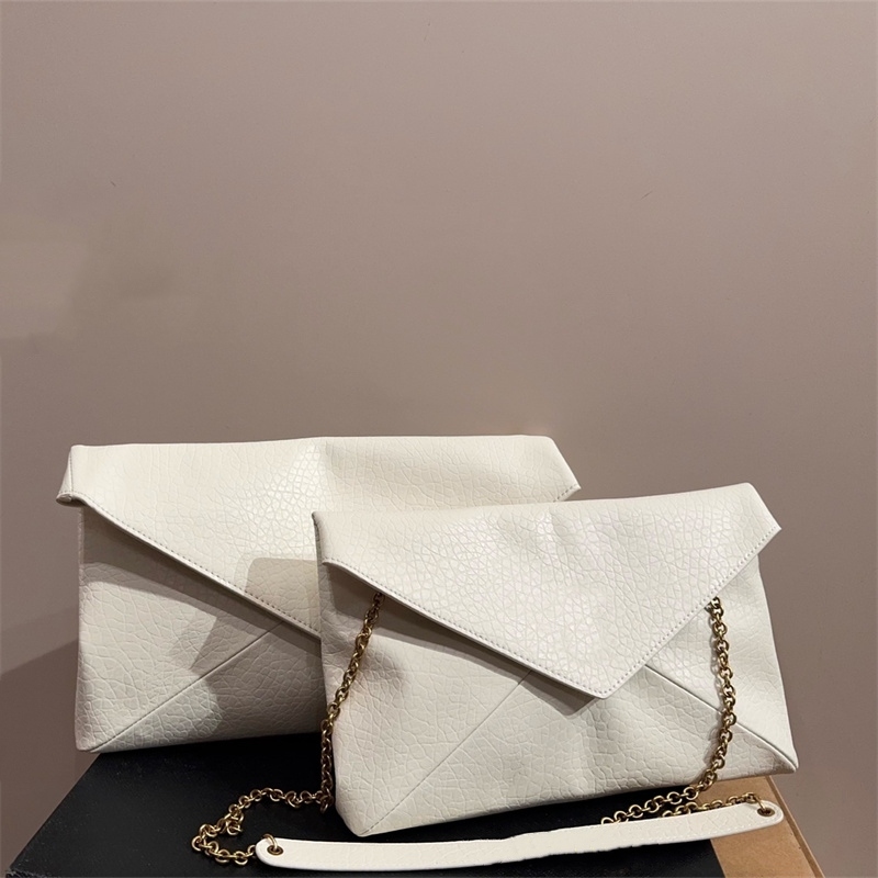 Women Envelope Chain Bag Crocodile Shoulder Bags Alligator Designer Bag Woman Plain Phone Purse Handbags Leather TOP