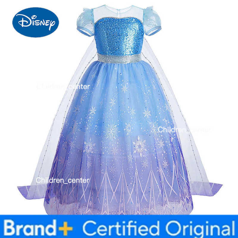 Disney Children Bell Anna Rapunzel Clothing Kids Princess Ball Clothes Kids Performance Cosplay Dresses Girls Birthday Luxury Dress Up H251227
