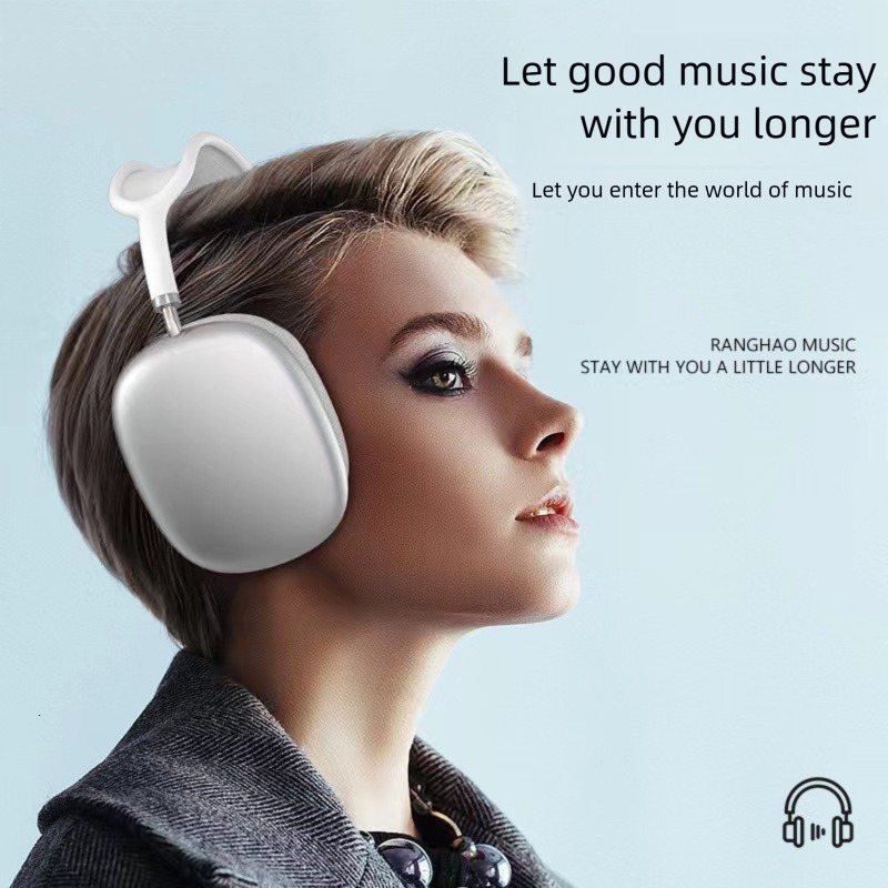 P9 Head mounted Wireless Bluetooth Earphones with Heavy Bass and High Sound Quality Music Earphones, Long Battery Life, Comfortable to Wear ddmytues