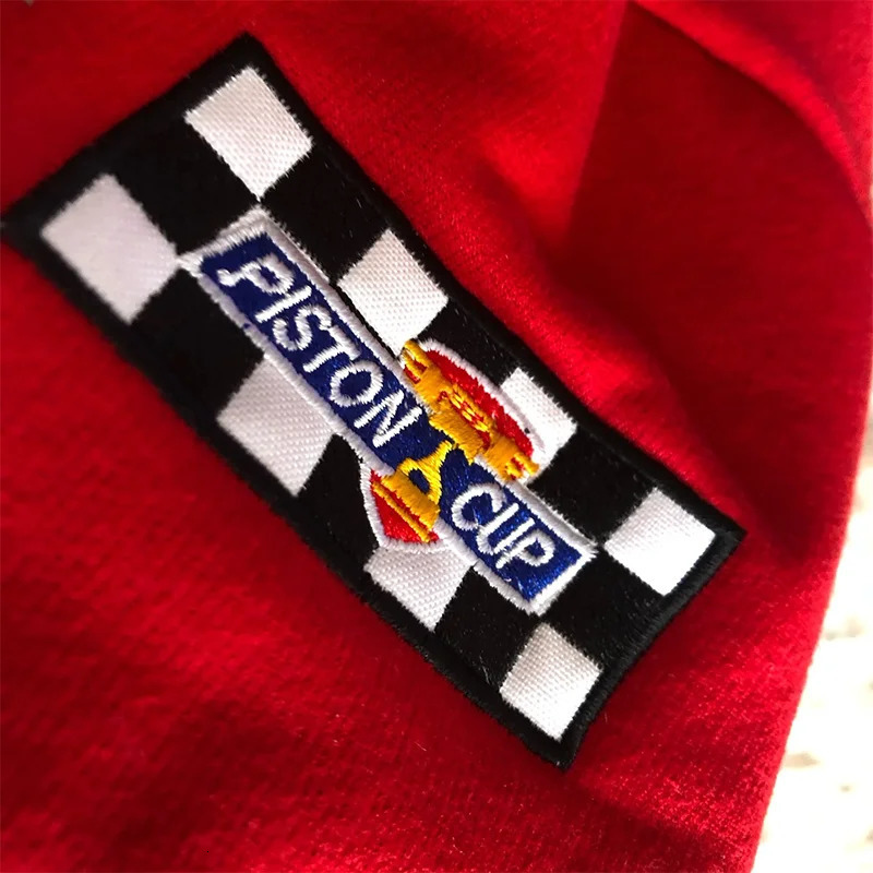 Red Black Colorblock Splicing Flame Harajuku Embroidery Oversized Baseball Jacket Y2K Men Women Casual Fashion Streetwear 251226