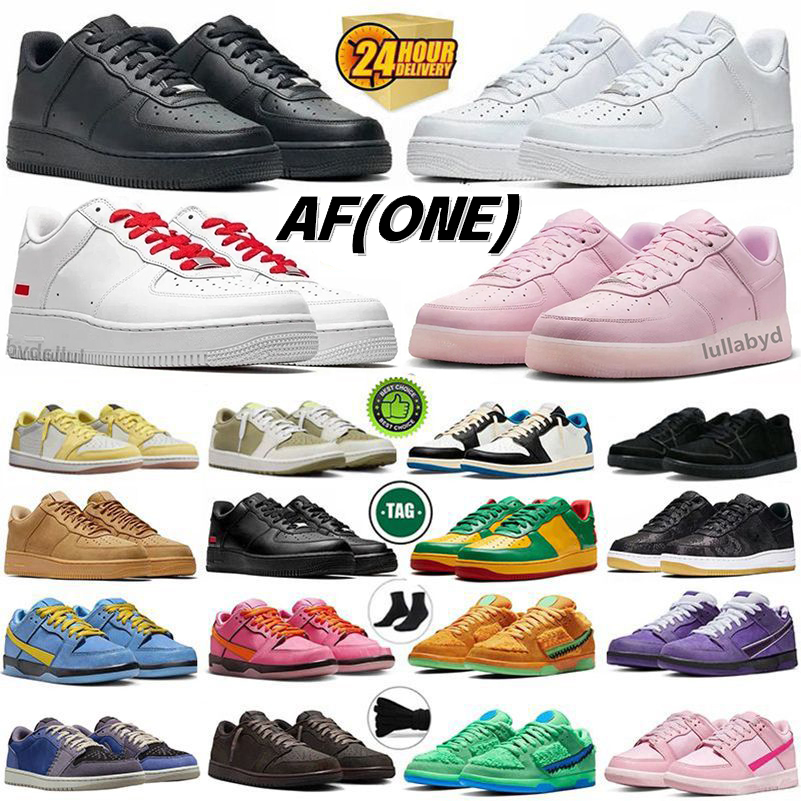 One for 1 mens casual shoes OG Classic Triple white black cat low Nardwua Khaki Leopard wheat Pale Ivory just Spruce Aura men women platform trainers sports sneaker