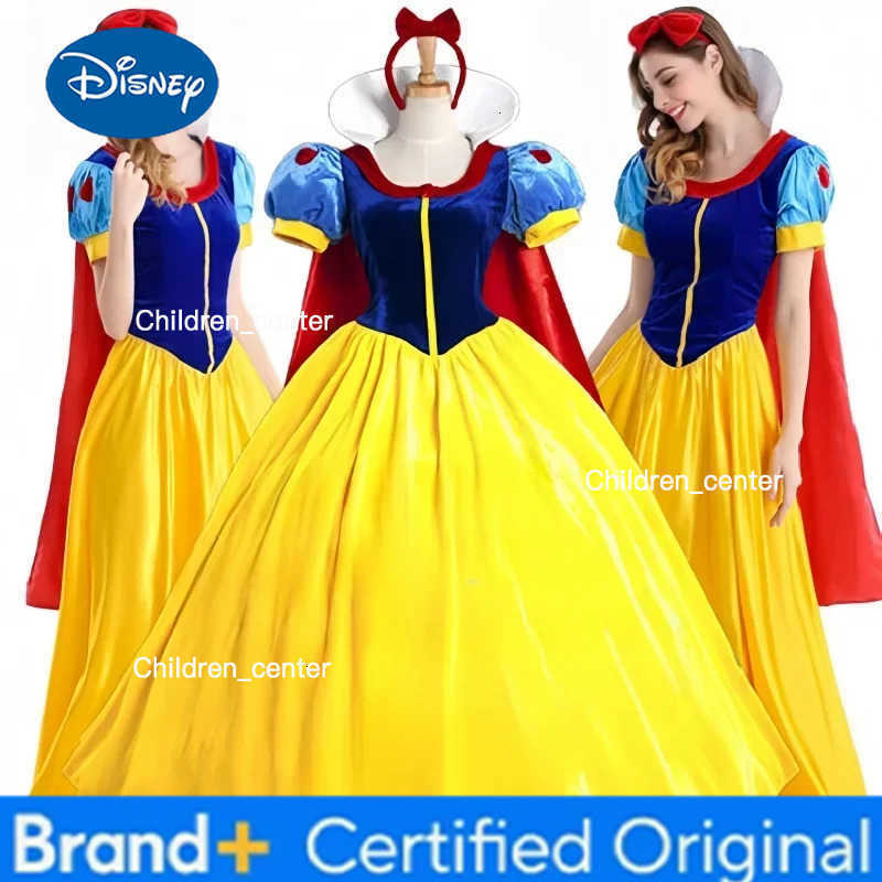 Disney Cartoon Carnival Deluxe Snow White Cosplay Costume Adult Cartoon Princess Birthday Party Outfit Fancy Party Dresses H2512271