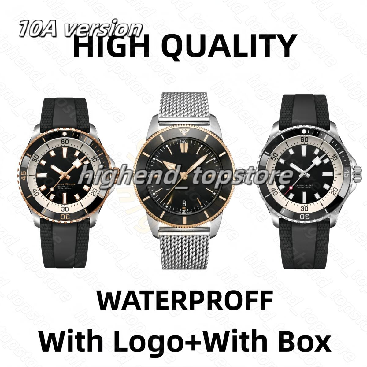 2026 10A bretlingling Watch Navitime Designer Elegant Mens Timepiece Watch Chronograph Leather Bands Watch HIGH Quality Movement Automatic Quartz Watch Box