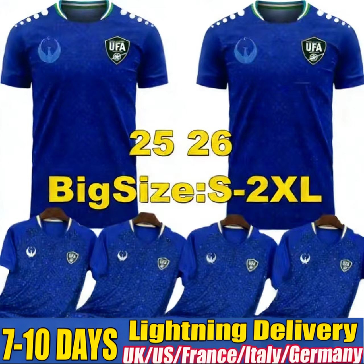 25/26 Republic of Uzbekistan SHOMURODOV Soccer Jerseys SERGEEV URUNOV FAYZULLAEV SHUKUROV ERKINOV ALIJONOV MOZGOVOY NASRULLAEV ASHURMATOV football shirts