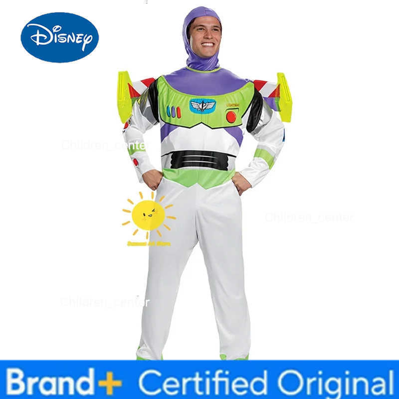 Disney BEAST KINGDOM Anime Buzz Lightyear Cosplay Costume Toy Story Cosplay Bodysuit Wing Suits Jumpsuits Halloween Party Adult H251227