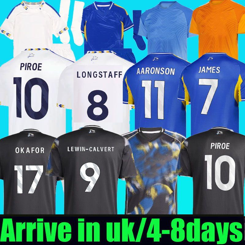 Okafor 25 26 Calvert Lewin Piroe Soccer Jerseys Home Away third 2025 2026 Longstaff Leeds SUMMERVILLE james Football Shirt Men Kids kits Georginio GNONTO fans player