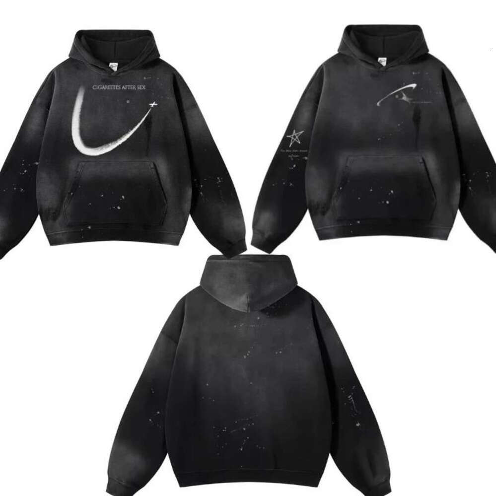 Y2K autumn winter printing retro pullover hoodie jacket men and women same loose casual fashionable sweatshirt Zhehan