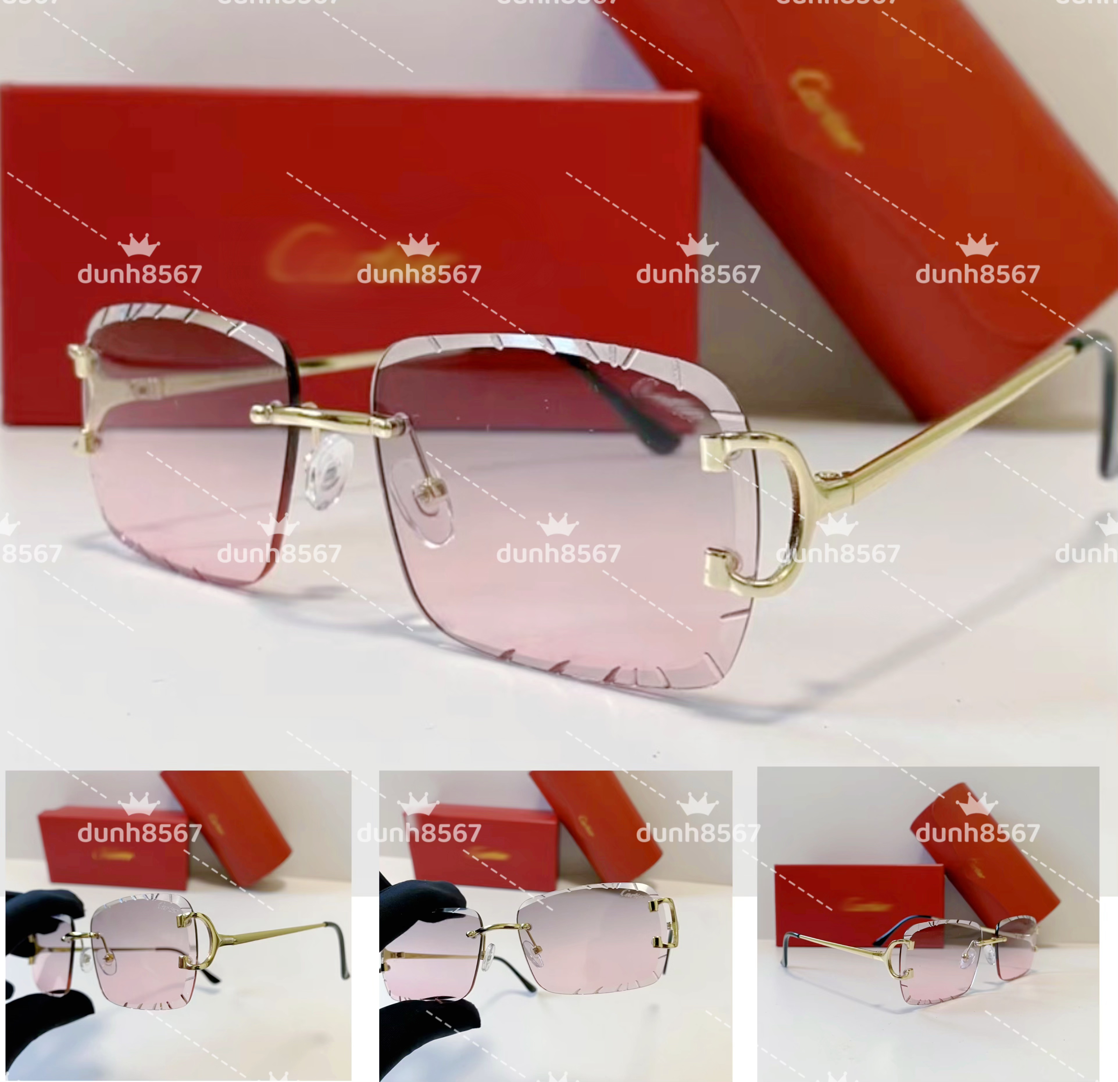 Designer Sunglasses Carter glasses Diamond Cut Luxury Eyewear Outdoor Cool Decoraiton Vintage Mens Shades Lentes De Sol Mujer