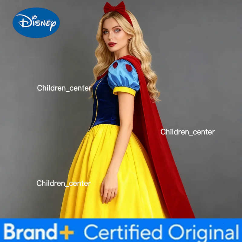 Disney Adult Cosplay Dress Snow White Girl Princess Dress Women Adult Cartoon Princess Snow White Halloween Party Costume H2512271