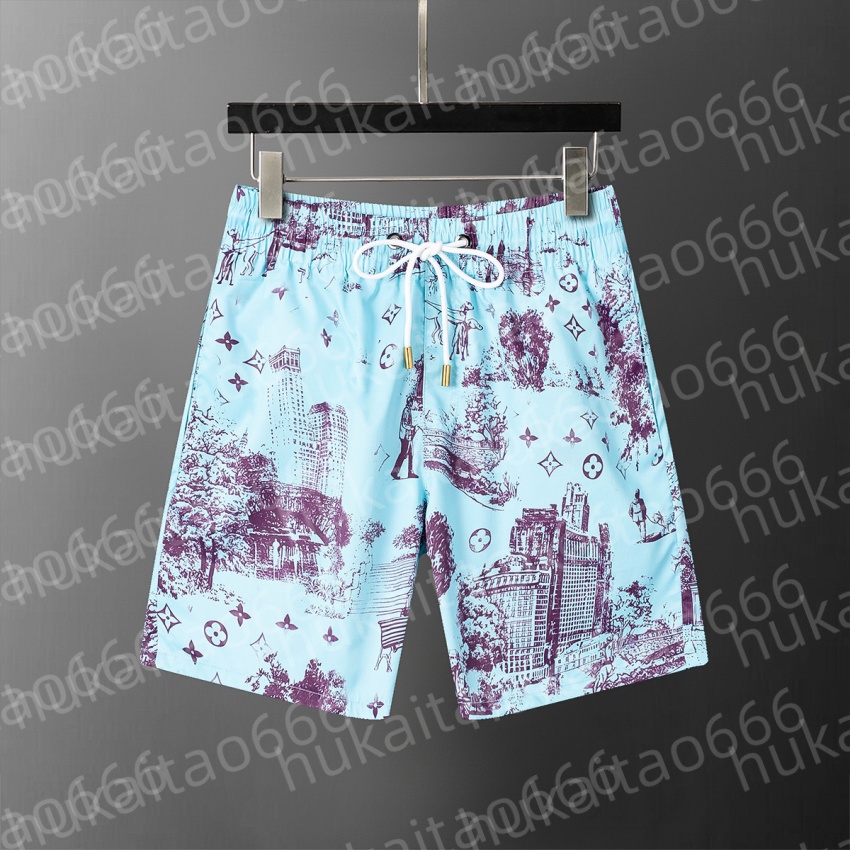 Men Leisure Fashion Beach Pants Shorts SummerEE Basic Shorts mesh Gym Sports Loose Hip Hop Fashion Basketball Shorts
