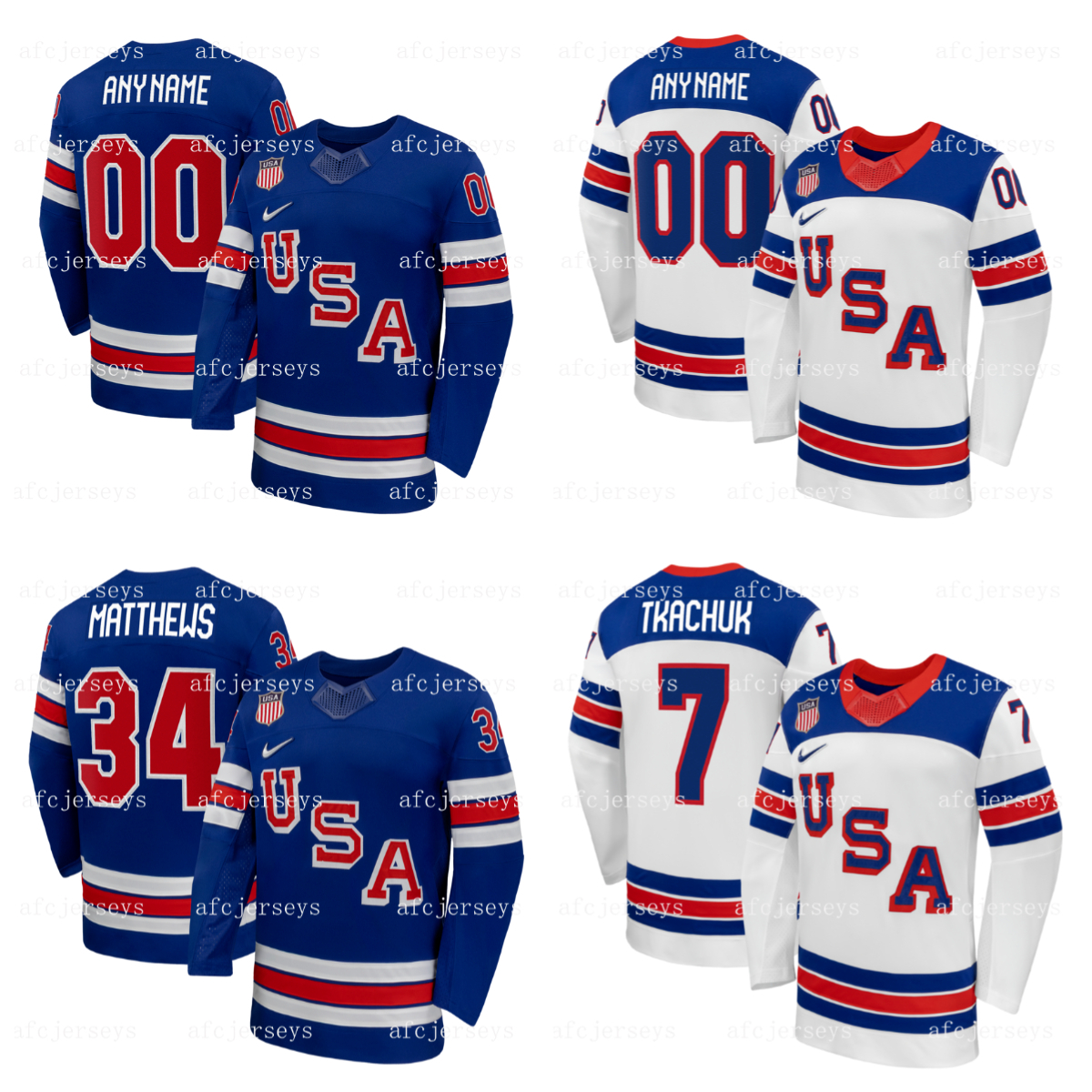 Custom Hockey Jerseys For Men women US Hockey Jerseys