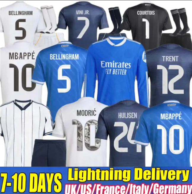 25 26 Reals Madrid Soccer jerseys MBAPPE Jersey BELLINGHAM TRENT VINI JR football shirt Valverde Endrick RODRYGO Arda Guler Trent madrid jersey kids kits