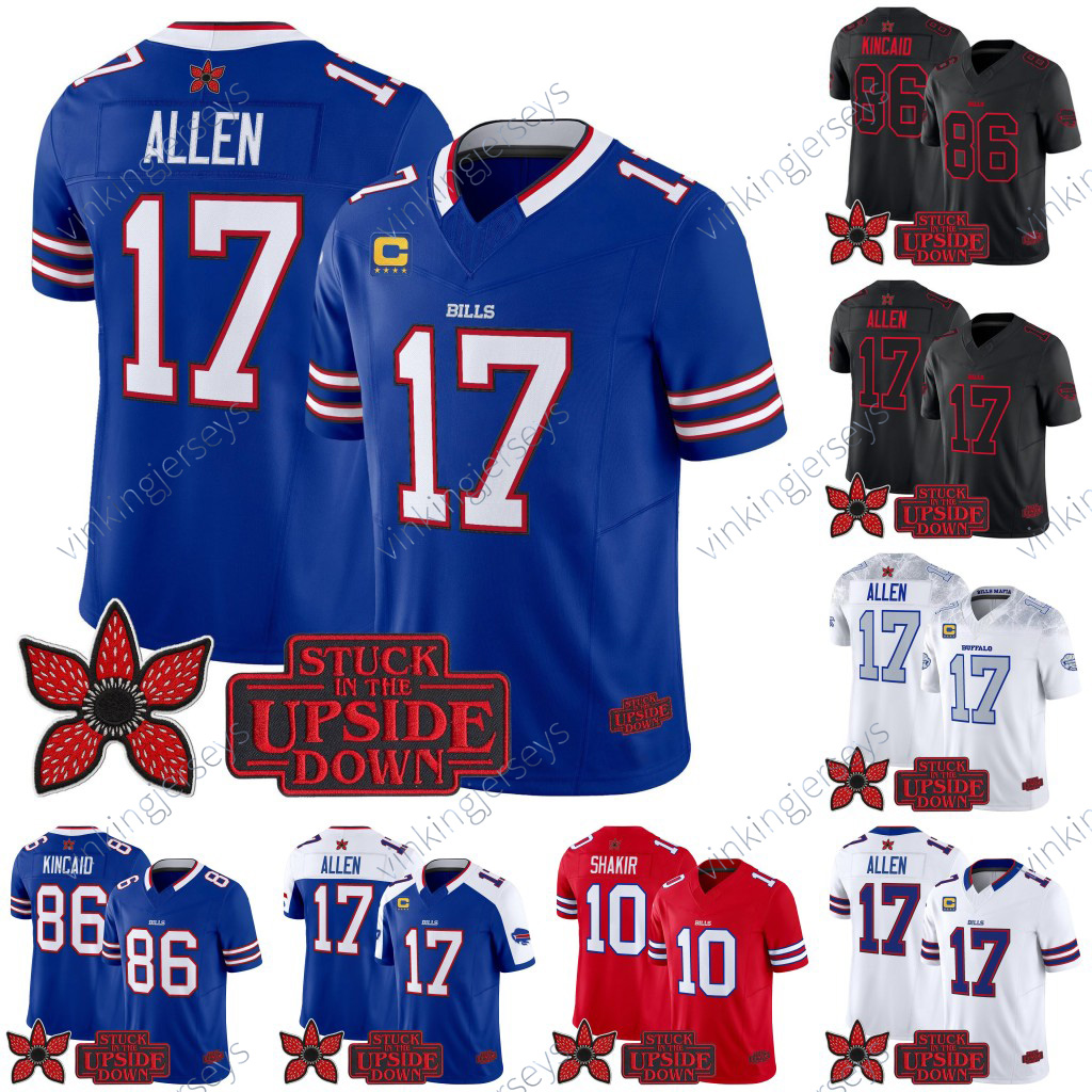 Bill Allen Stranger Things Edition Jersey Kelly Coleman Shakir Milano Dawkins Cook Kincaid Embroidery