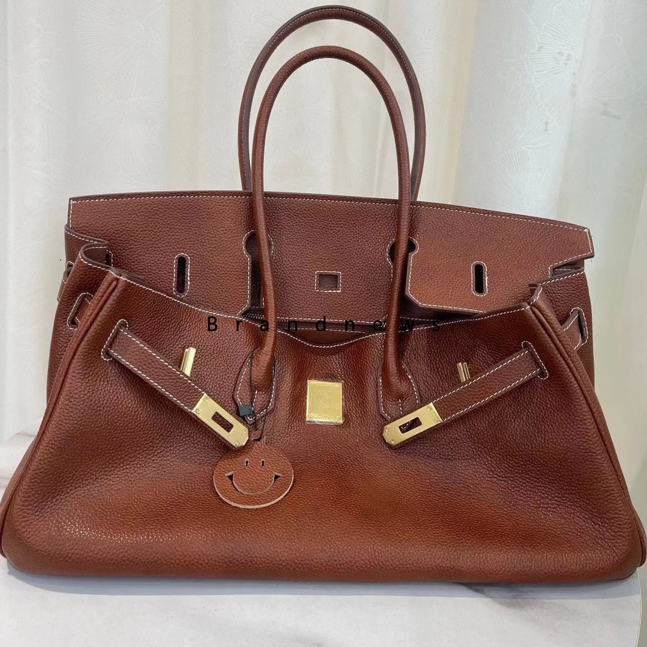 100% Real Leather Women Handbags Evening Bags High Quality Totes Luxury Designer Vintage Top Handle Bag Purse Two-tone Horizontal 42cm Shoulder Bag Lady Nice Gift 3405