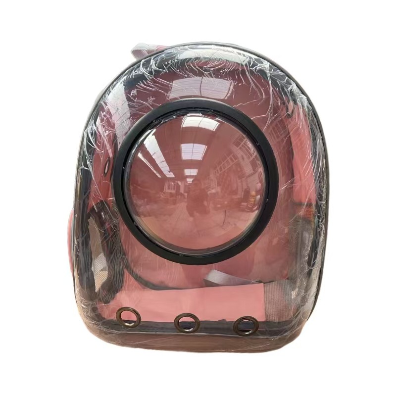 Space Capsule Cat Backpack Transparent Ventilated Pet Carrier for Outdoor Portable Shoulder Bag