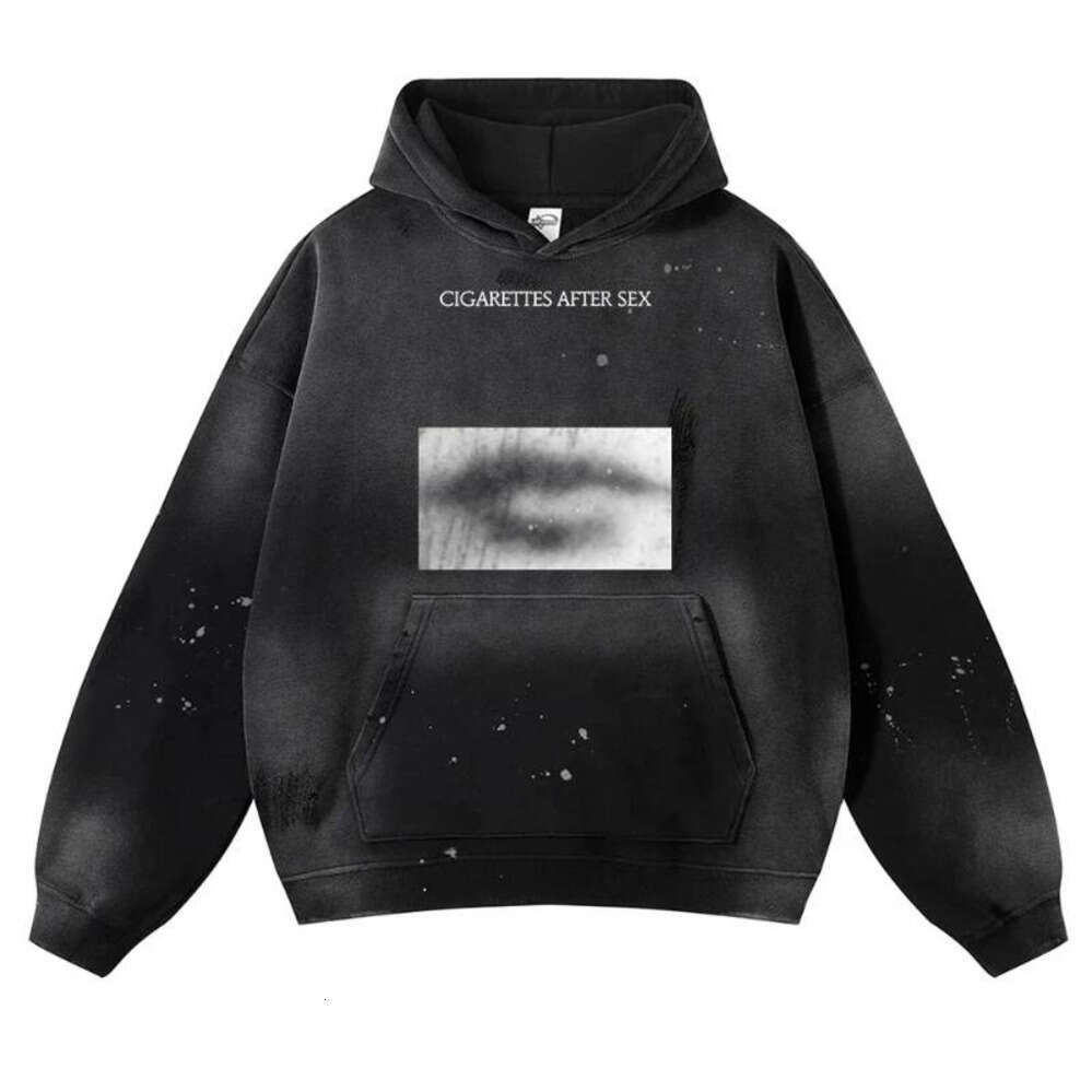 Y2K autumn winter printing retro pullover hoodie jacket men and women same loose casual fashionable sweatshirt Zhehan