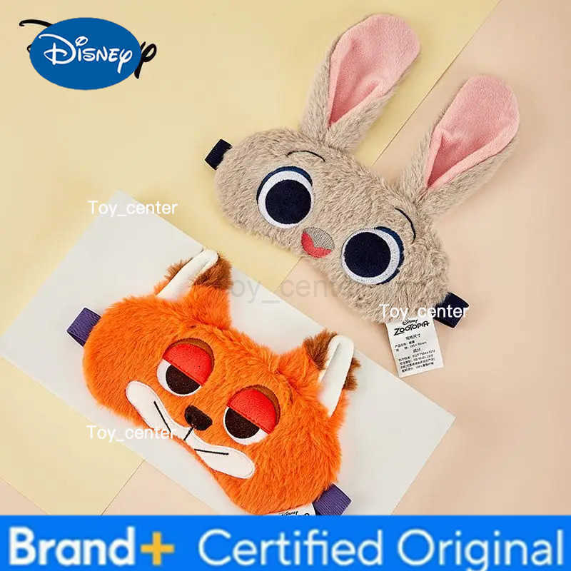 Disney Zootopia Merchandise Judy and Nick Officer Cheetah Cute Plush Eye Mask Cartoon Eye Mask Funny Eye Mask Light Blocking Soft H251227