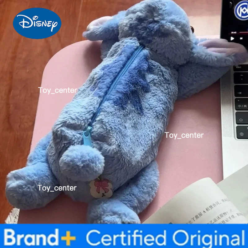 Disney Stitch Plush Cute Pencil Case Anime Kawaii Pen Bag Kids School Home Stationery Box Lilo Stitch Plush Bags Kids Gift Toy H251227111