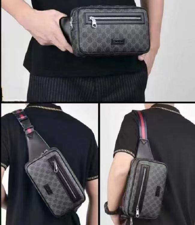 Top Quality Newest style Bumbag Double Cross Body Designer Bag Luxury Waist Bags Temperament Fanny Pack Bum Waist pocket bags handbags A018