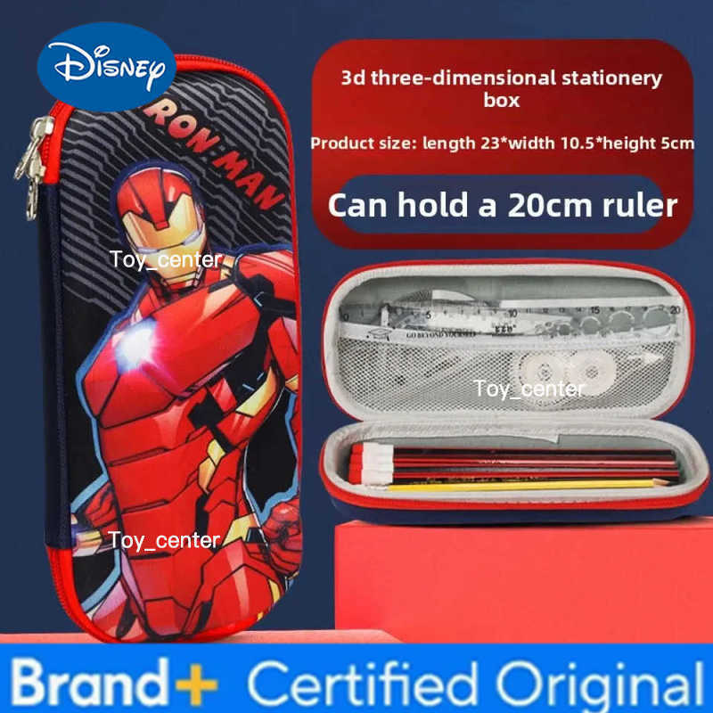 Disney Spider-Man 3D Stereo Pencil Case Pencil Case Spider Man Large Capacity Pencil Box Kids Toys Gifts H251227