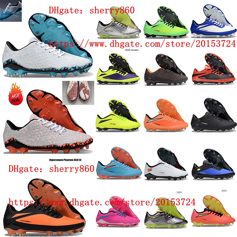 Hypervenom Elite FG Soccer Shoes Vinicius Jr Outdoor Football Boots Men Soft Leather Comfortable Trainers Knit Mens Football Cleats Dream Speed Shock Neymar