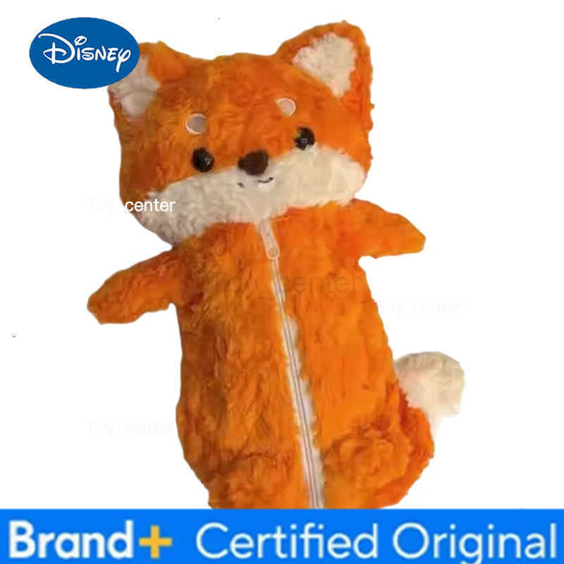 Disney Students Cute Fox Doll Plush Pen Bag Cartoon Animal Pencil Case Large Capacity Stationery Organizer H251227